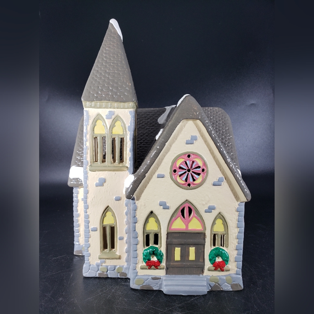 Department 56 Redeemer Chapel Snow Village Christmas 1988 Vintage